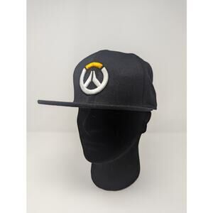 Overwatch Logo Snapback Black Hat Blizzard Official FPS